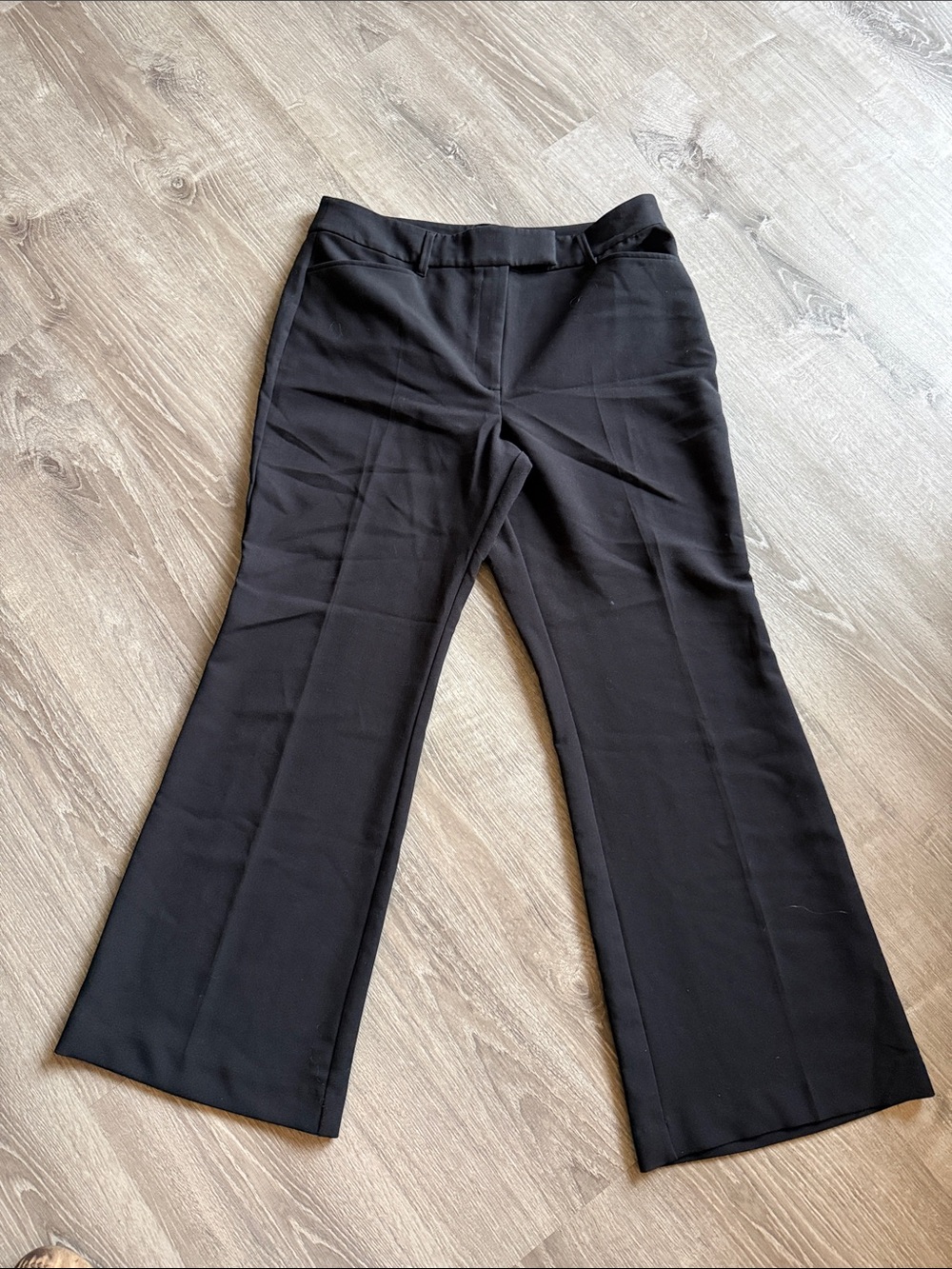 Ann Taylor Black Boot Cut Dress Pants